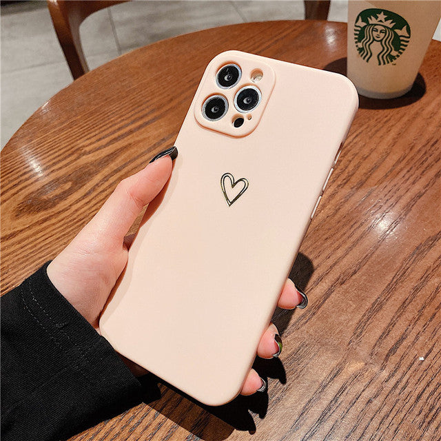Candy Love Heart Pattern Phone Case