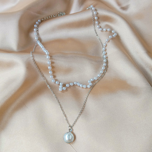 Kpop Pearl Choker Necklace