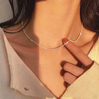 Kpop Pearl Choker Necklace