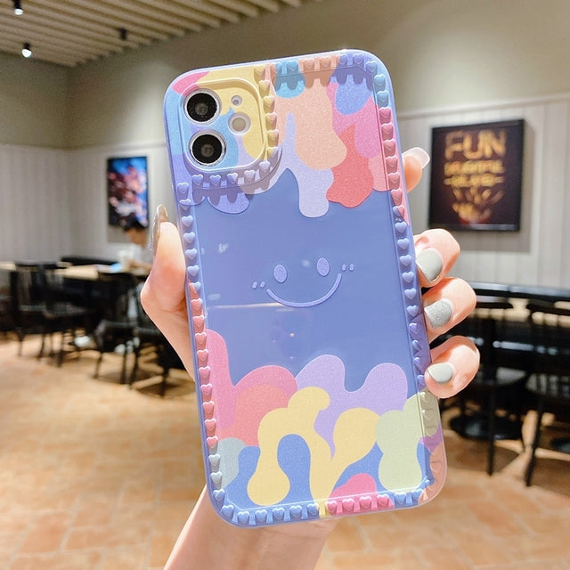 Summer Ice Cream Smile Face Phone Case