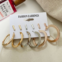 Trendy Exquisite Pearl Metal Earrings