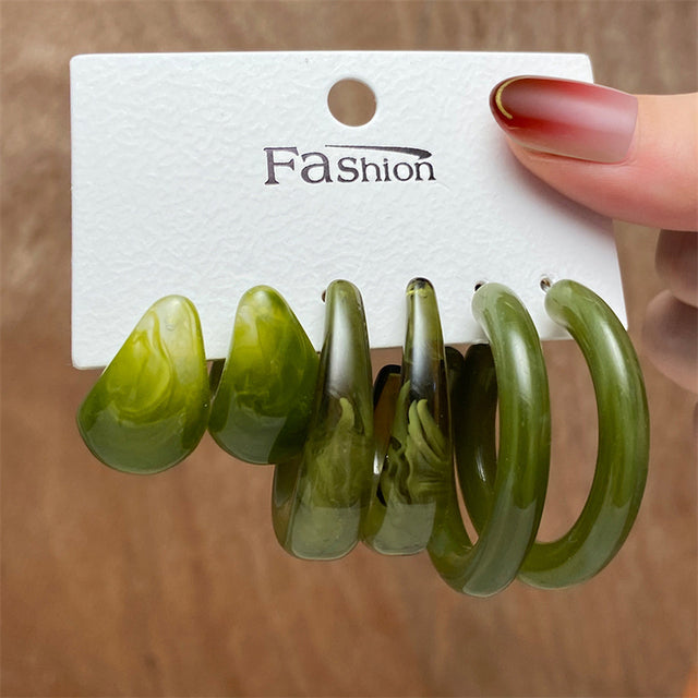 Trendy Exquisite Pearl Metal Earrings