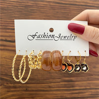 Trendy Exquisite Pearl Metal Earrings